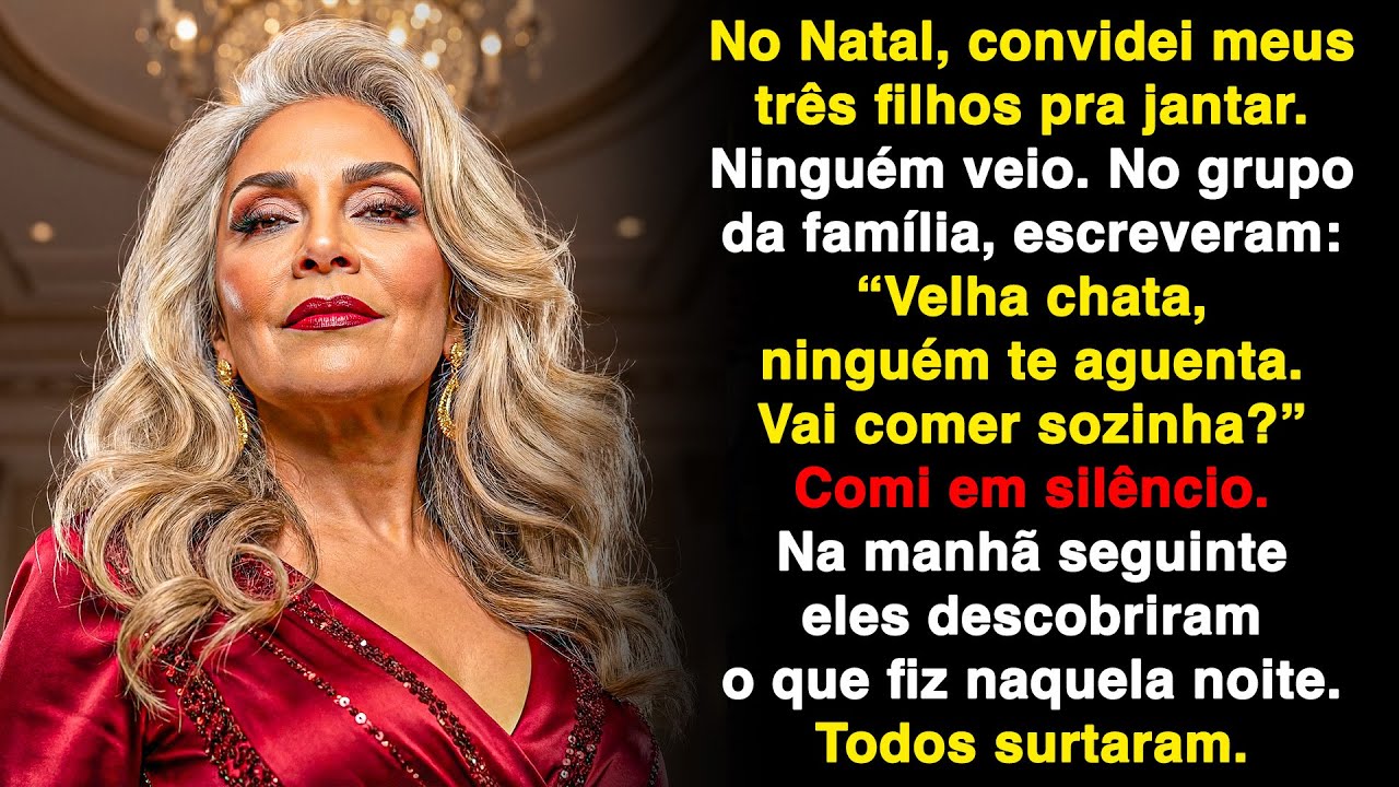 Meus filhos disseram “Velho maluco, não vê! Ninguém te ama!” Mas…