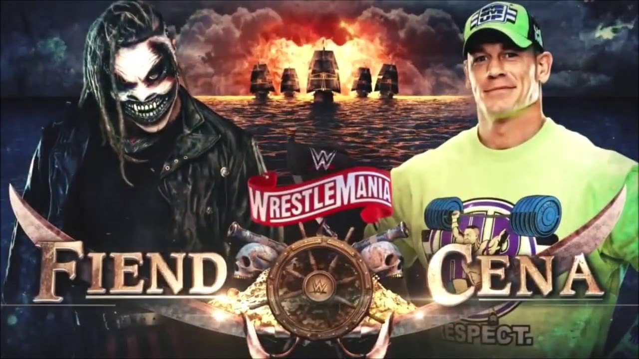 The Fiend Bray Wyatt vs John Cena IronMan Match WM36