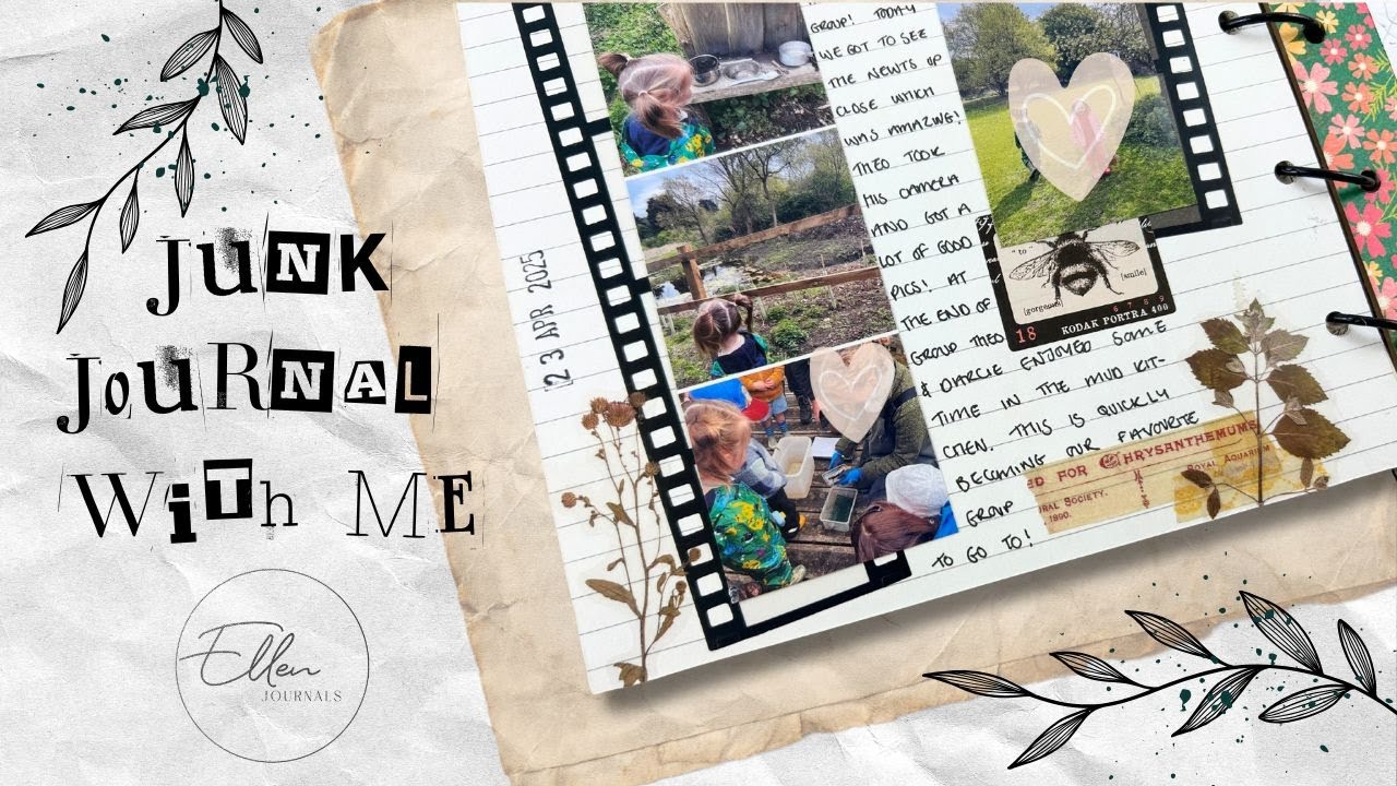 Junk Journal With Me #107 🖤 Ellen Journals