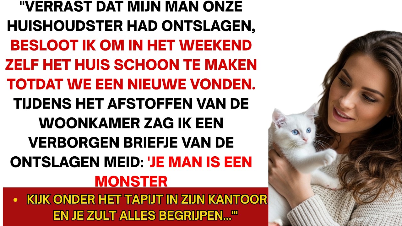 Stoffend vond ik 't geheime briefje van de ex-hulp: 