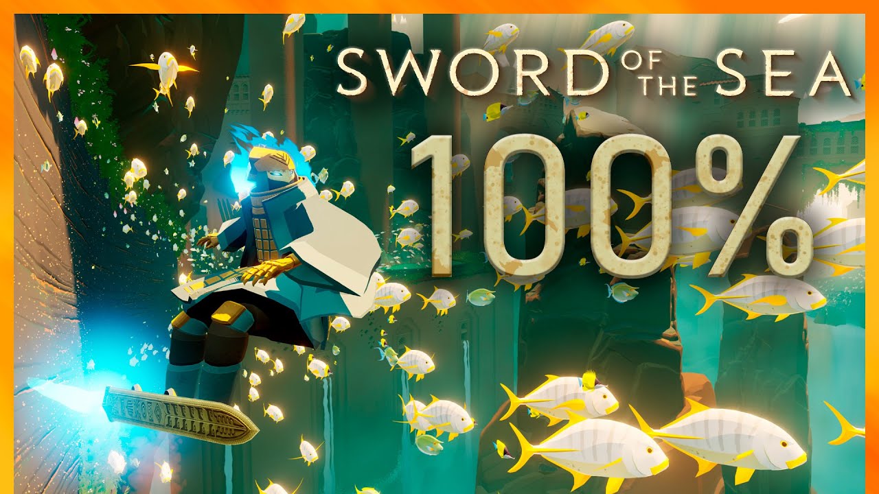 Sword of the Sea - Full Game Walkthrough (No Commentary) - 100% Achievements