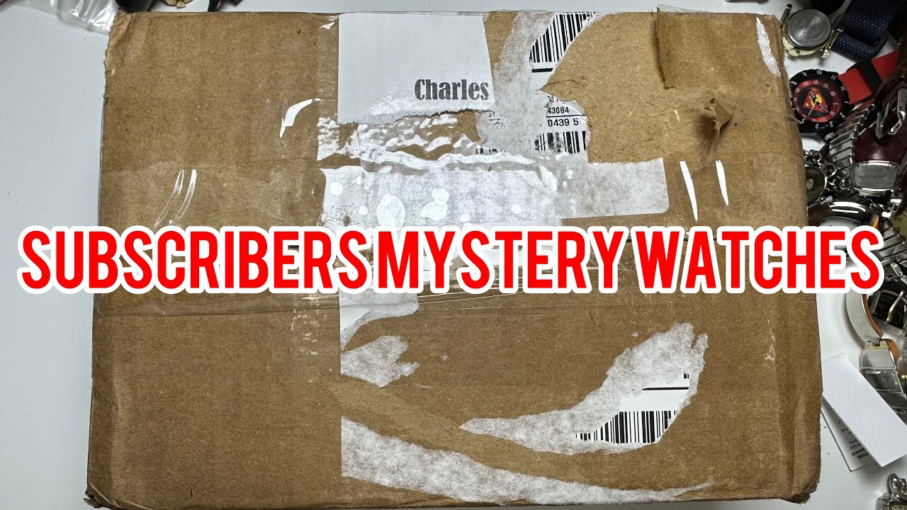 Viewer sent me a box of mystery watches