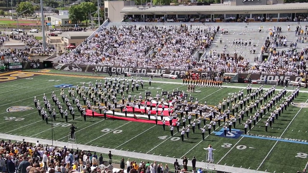 Pre Game Show WMU Broncos Marching Band; BMB WMU vs North Texas September 6 2025