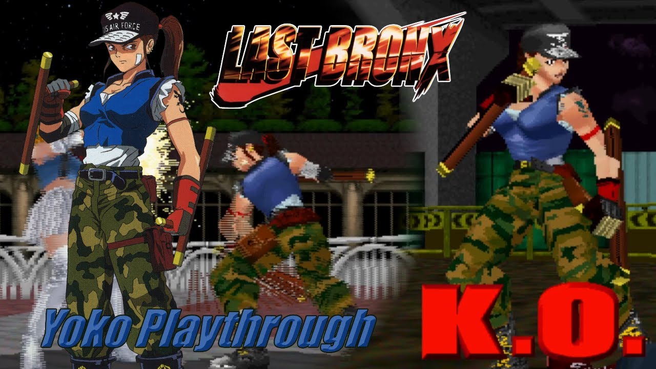 Last Bronx (Saturn) - Yoko Kono Arcade Playthrough