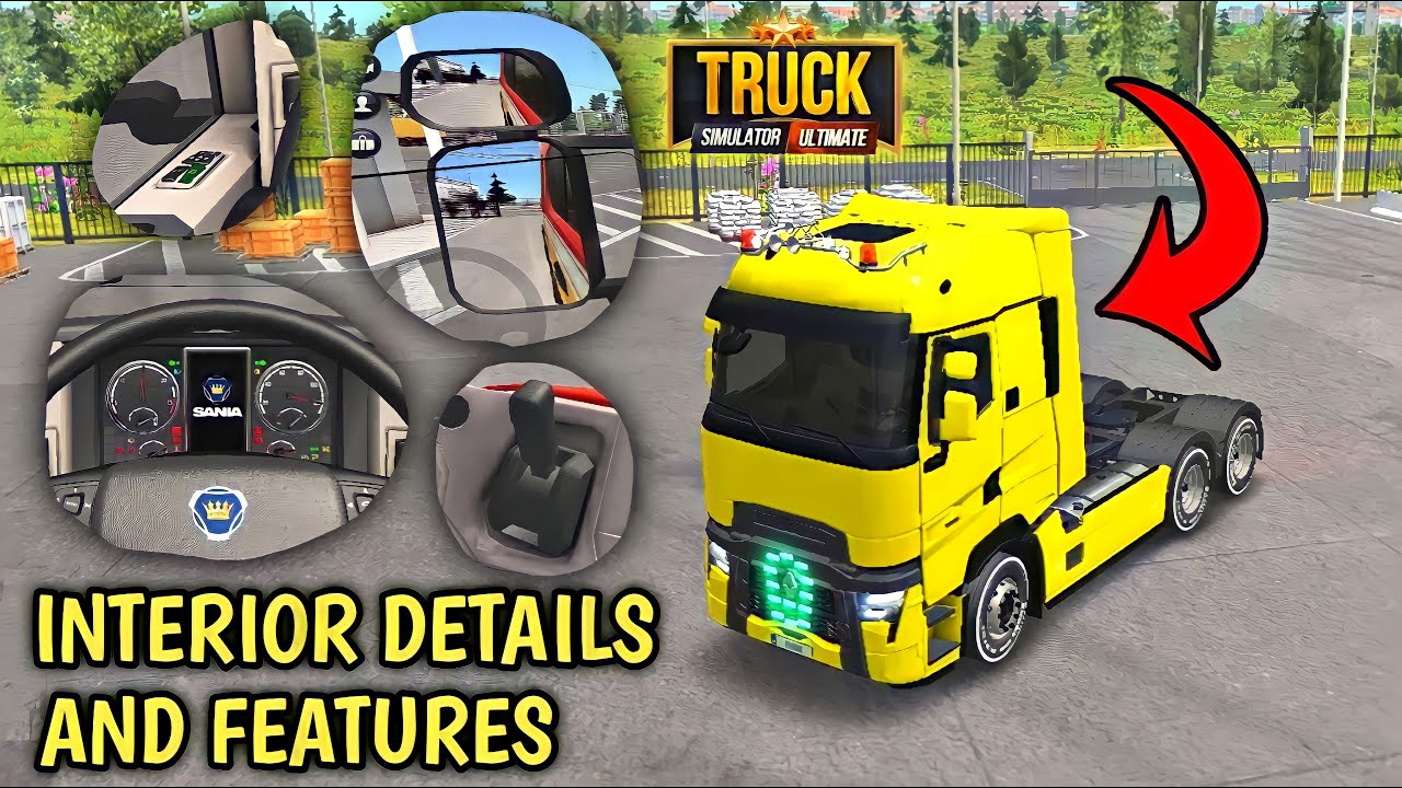 🚚Truck Interior Features And Details In Truck Simulator Ultimate New Update 1.1.7 🏕 | Truck Gameplay