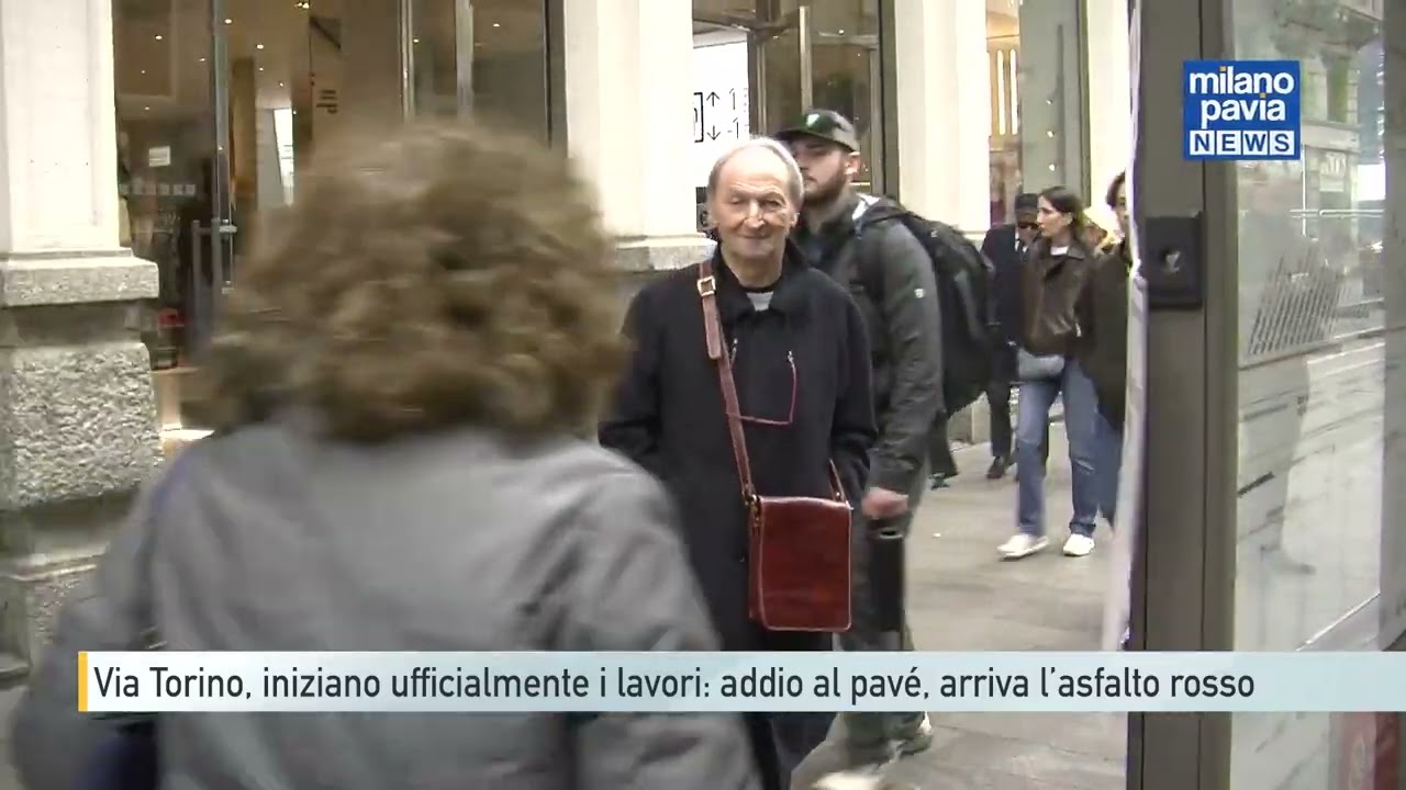 Via Torino, iniziano ufficialmente i lavori: addio al pavé, arriva l’asfalto rosso