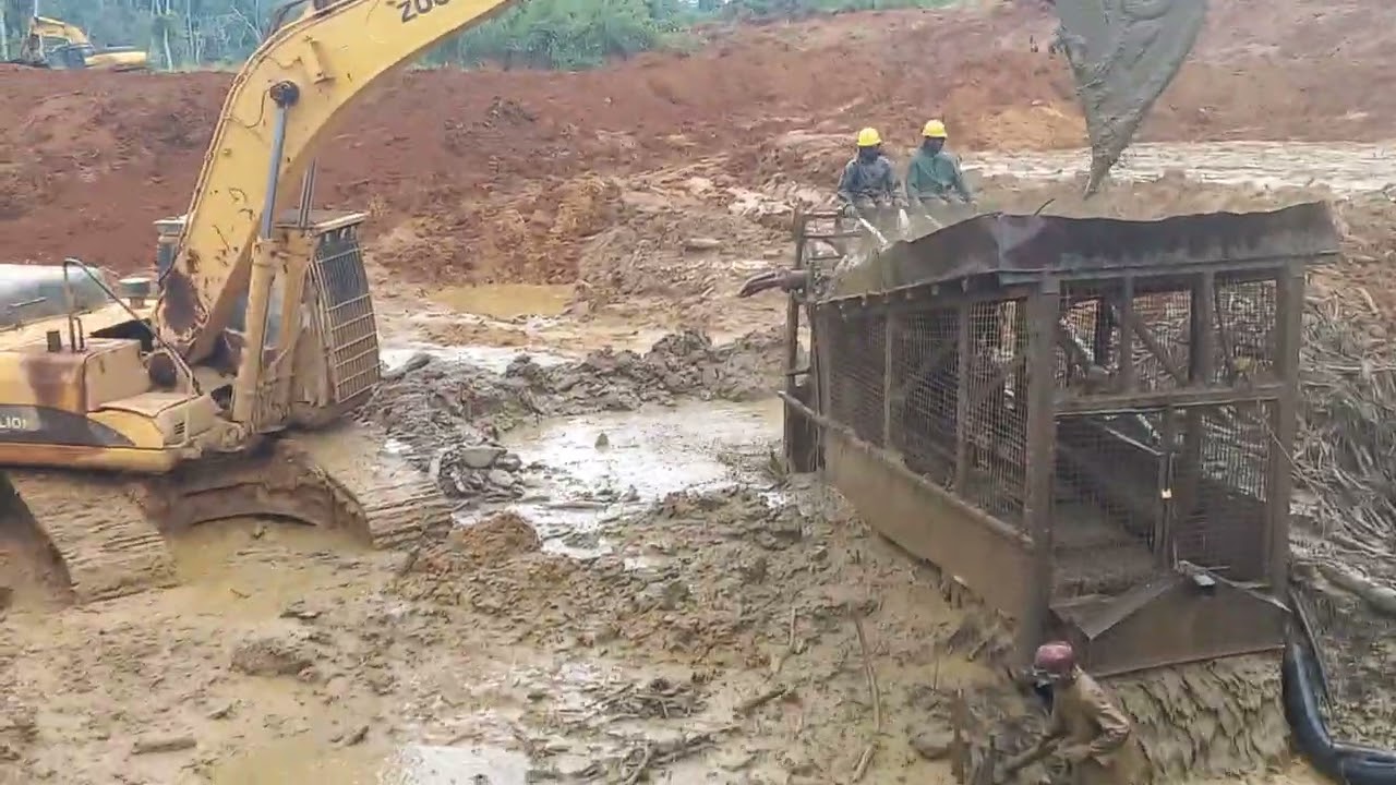 gold mining  in congo