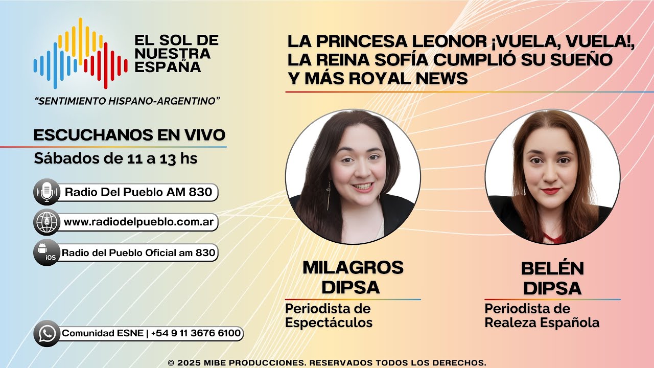 LA PRINCESA LEONOR ¡VUELA, VUELA!, LA REINA SOFÍA CUMPLIÓ SU SUEÑOY MÁS ROYAL NEWS #SomosESNE