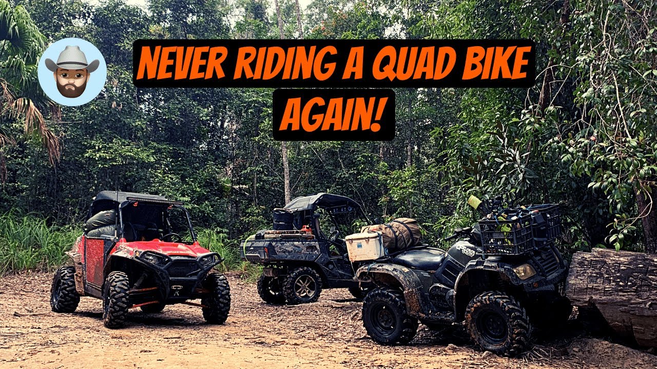 Never riding a quad bike again! | Overnight camping mission in the rainforest.
