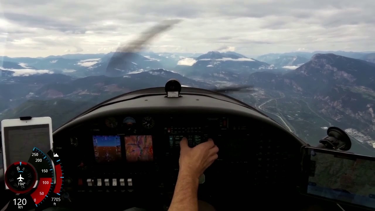 2018.09.03 VFR LOWI Innsbruck  -  LIDT Trento
