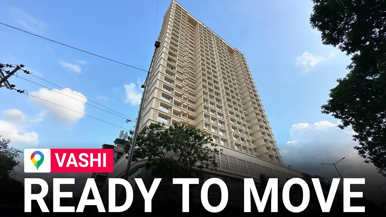 A134 | 1,2&3 BHK Ready to move Flat in Vashi | Prime Location | Spacious Sea View Flats | #vashi