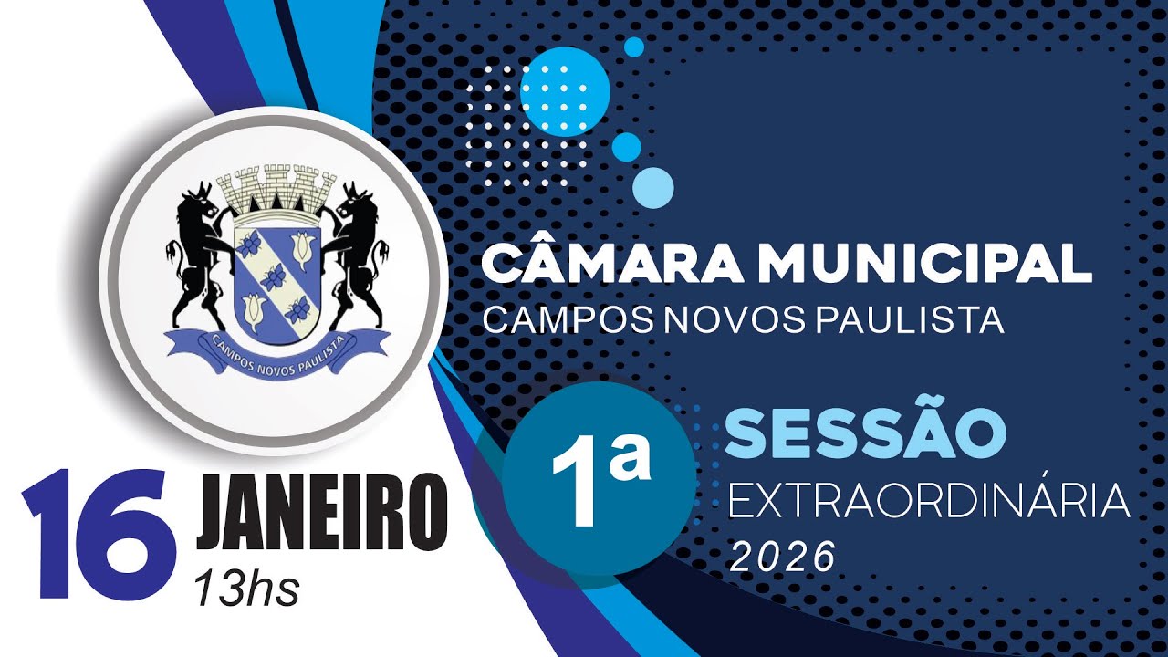 02ª SESSÃO EXTRAORDINÁRIA REALIZADA EM 16 DE JANEIRO DE 2026