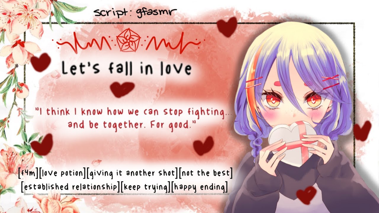 [f4m] Let's fall in love [love potion][asmr]