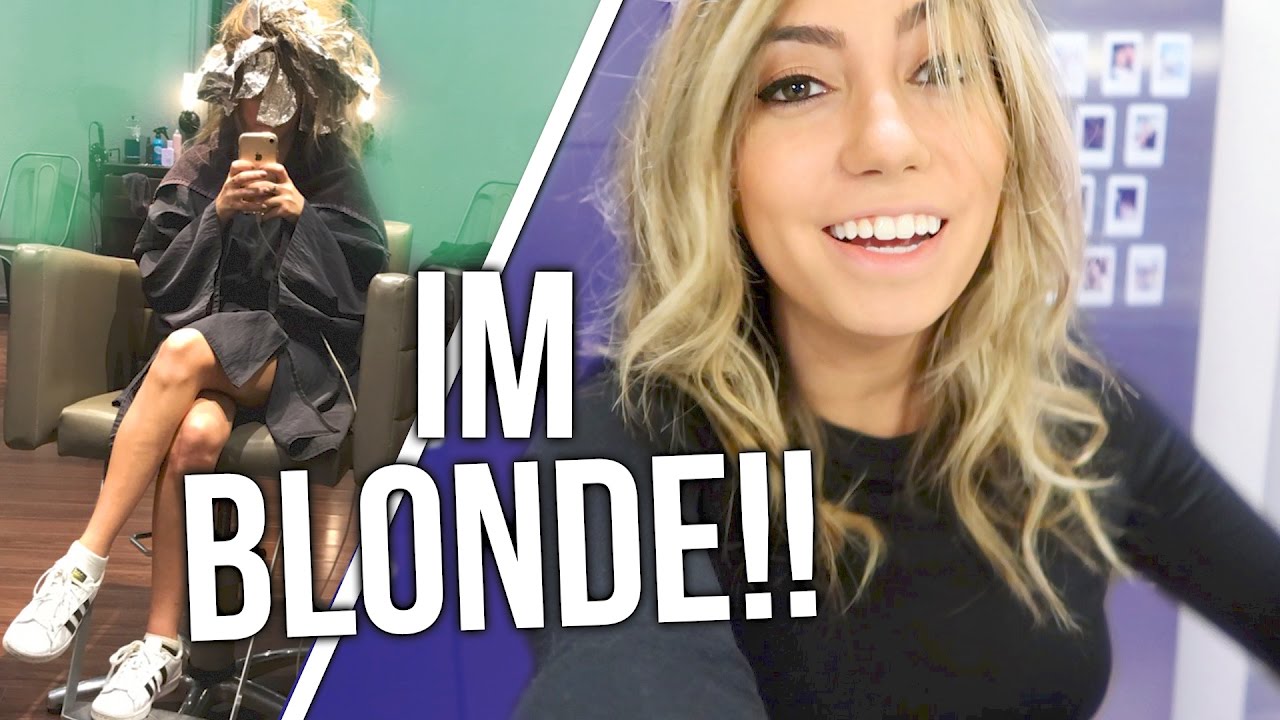 I DYED MY HAIR BLONDE!!
