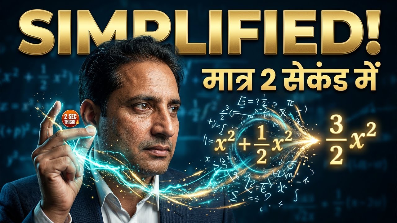 Maths Conditional Identities short trick | सरलीकरण (Simplification) मात्र 2 सेकंड में