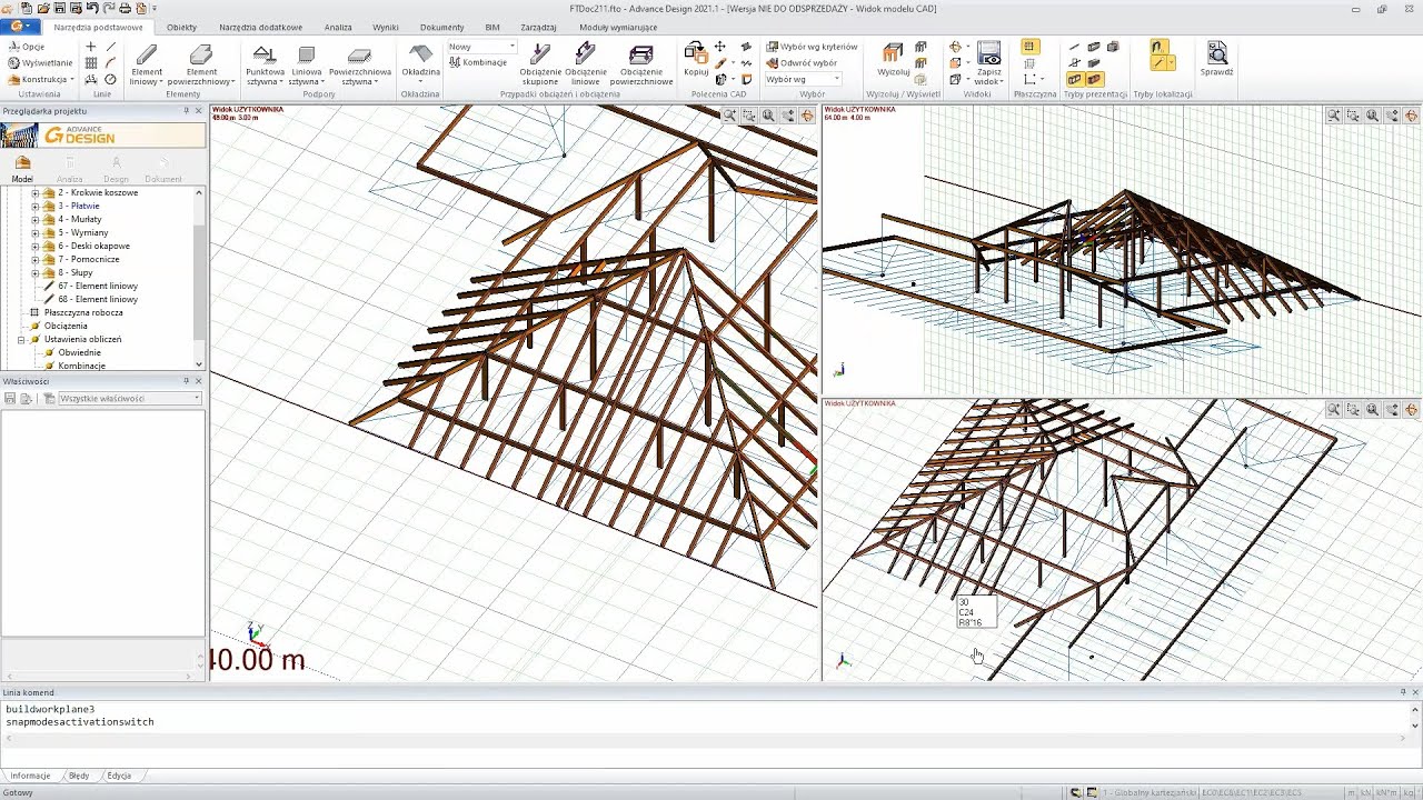 🟧🟧 WEBINAR | Modelujemy więźbę dachową w Advance Design