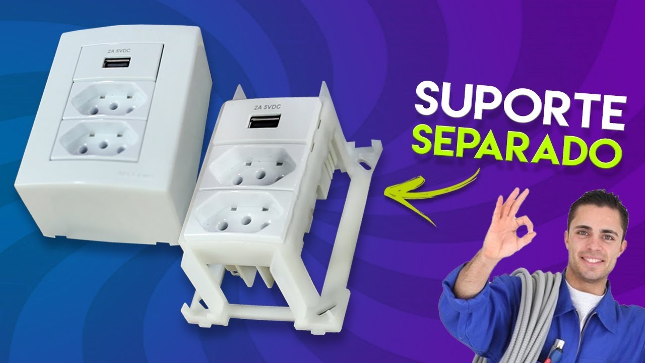 Essa é a MELHOR TOMADA EXTERNA para CANALETAS que JÁ INSTALEI