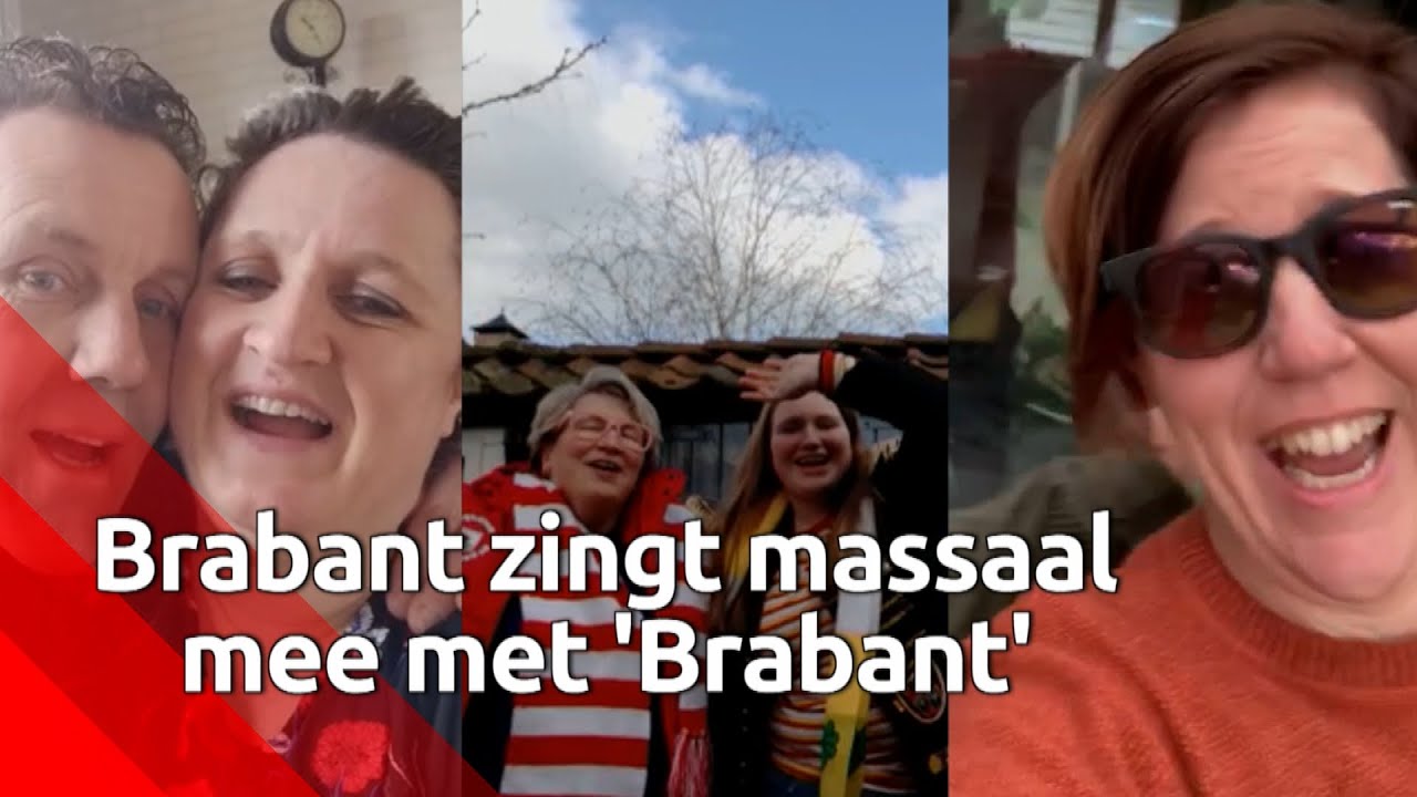 Brabant zingt massaal 'Brabant' tegen eenzaamheid door coronavirus
