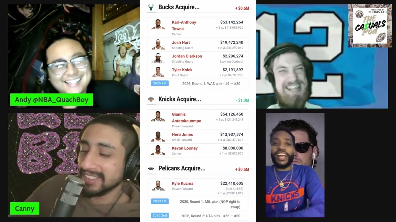 NYK KAT Mock Trades, Divisional Round Recap, and Conference Championship Previews and Picks | Ep. 12