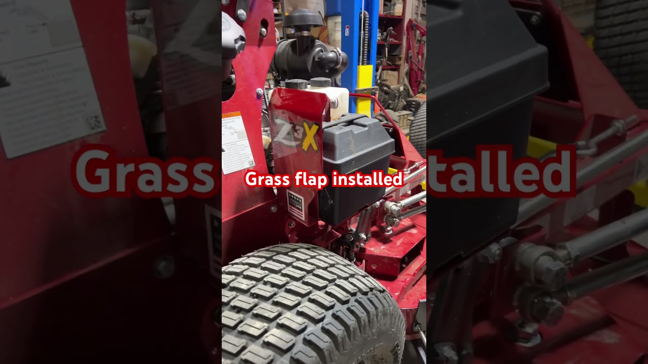 Grass Flap Ferris Z3X #lawnmowingbusiness #indiana #lawncare #viral #grassflap #ferrismowers #new