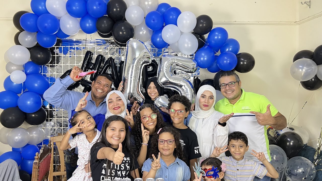 تحدي مع لمه العيله 💪في اكبر احتفال 🎉اعياد ميلاد الاولاد 🕺💃🏻واكبر سفره تو رت 🧨🎂والحاجات الحلوه