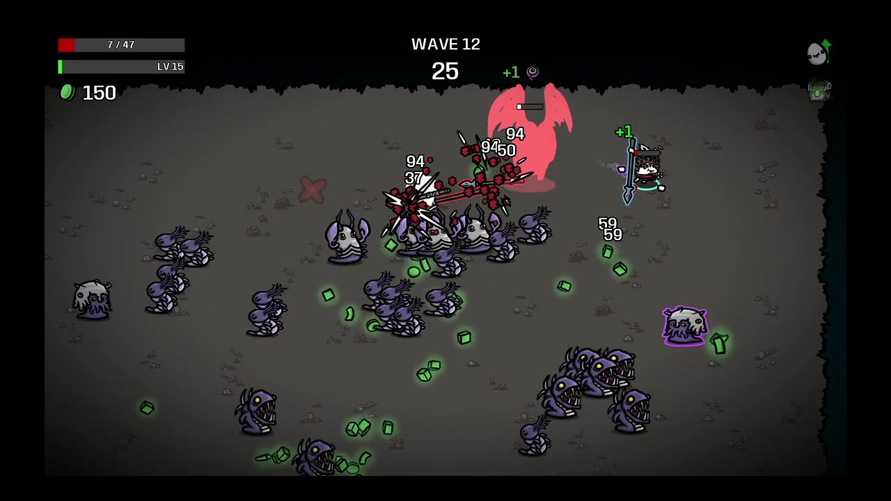 Generalist: Melee/Ranged Damage Item Only Run | Brotato: The Abyss