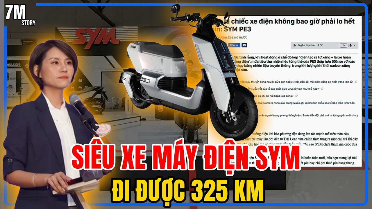 ĐÂY LÀ CHIẾC ĐIỆN KHÔNG BAO GIỜ LO HẾT PIN! PHẠM VI LÊN TỚI 325 KM!