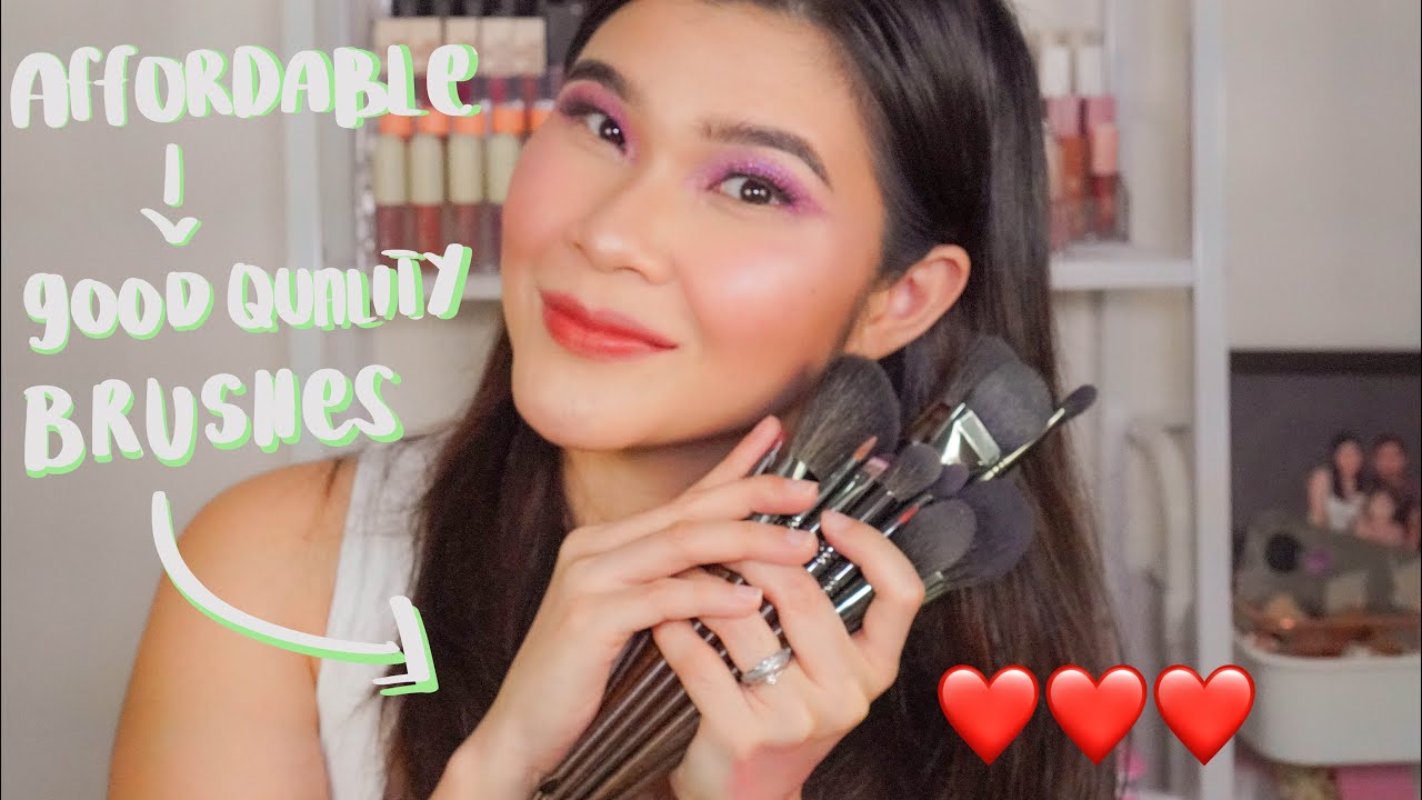 SUPER AFFORDABLE & GOOD QUALITY BRUSH SET FROM SHOPEE + GRWM  | JEN DE LEON