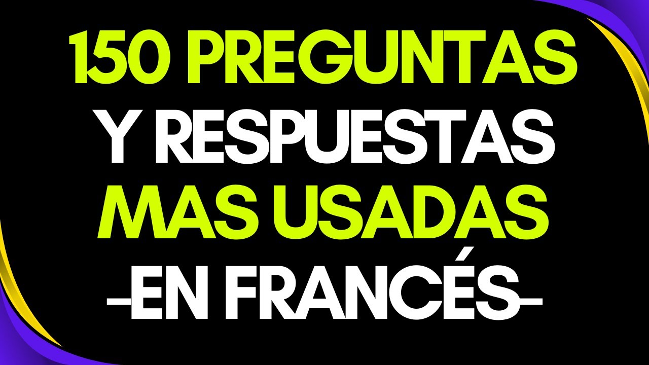 ❓🎧 PREGUNTAS Y RESPUESTAS PARA EDUCAR TU OÍDO EN FRANCÉS Y HABLAR CON CONFIANZA 🚀