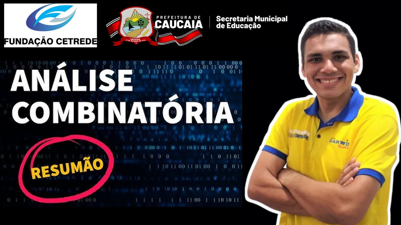 (AULA 32) - Exercícios Análise Combinatória (Permutação, Arranjo e Combinação) - CETREDE - CAUCAIA