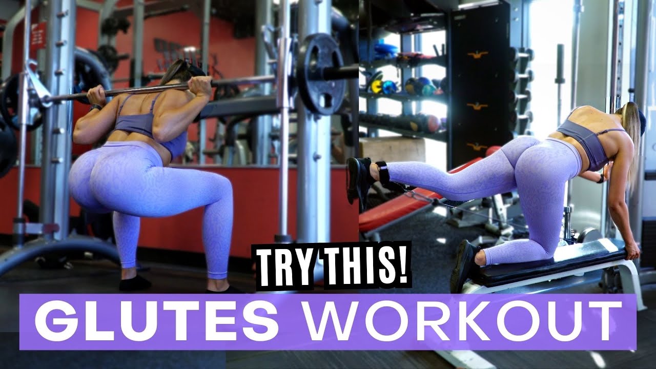 My MUST TRY GLUTES WORKOUT! Full Glute Focus Exercises Gym Routine