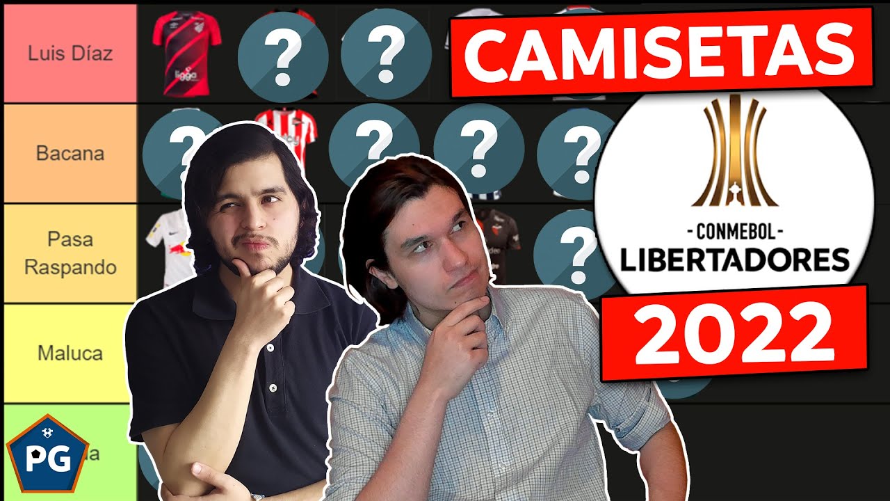 TIERMAKER PEORES y MEJORES CAMISETAS COPA LIBERTADORES 2022🏆⚽️