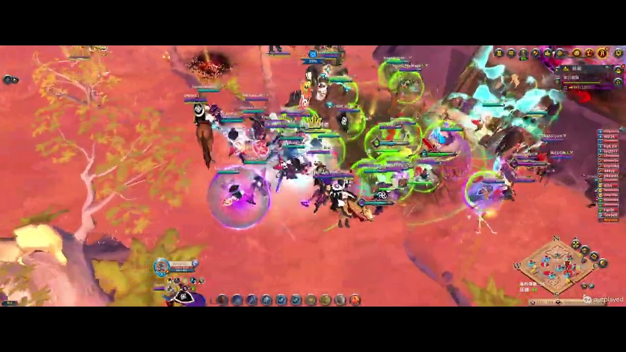 Albion Online 美服cheer聯盟54vs COGR+TMPST99人vs Rogue Natives