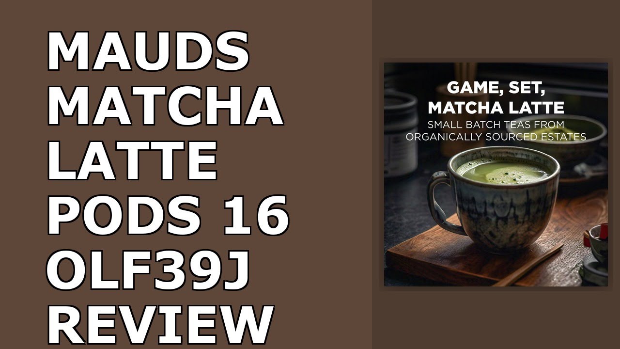 Maud's Matcha Latte Pods, 16 ct, Recyclable Single Serve Tea Pods - Compatible with Keurig Review