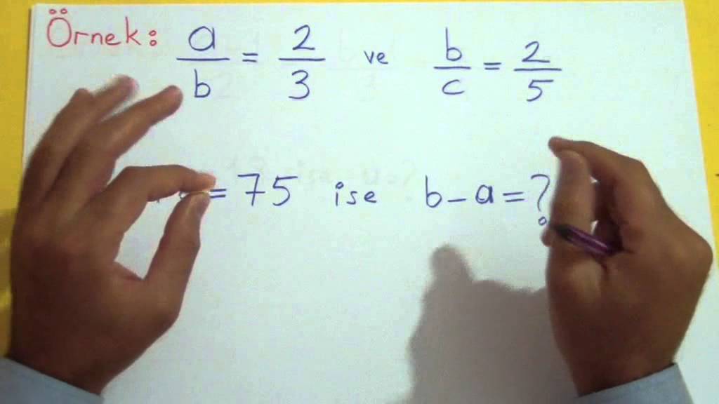 ORAN ORANTI 1 - Şenol Hoca