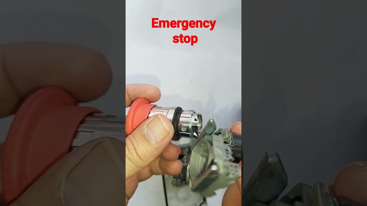 Emergency stop switch | تركيب مفتاح طوارئ في علبة المفاتيح