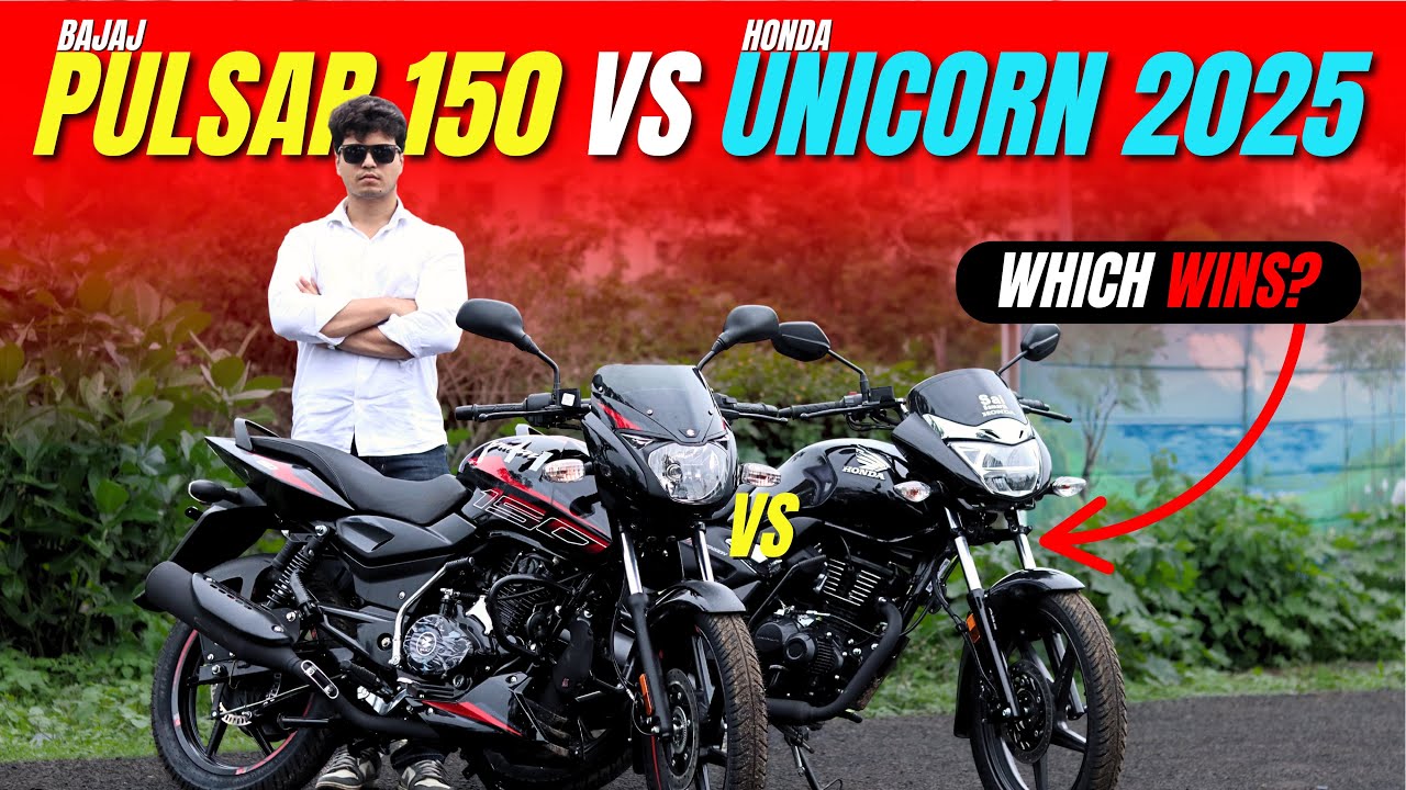 Honda Unicorn 2025 VS Bajaj Pulsar 150 | Best Bike for you Under 1.5 Lakh?