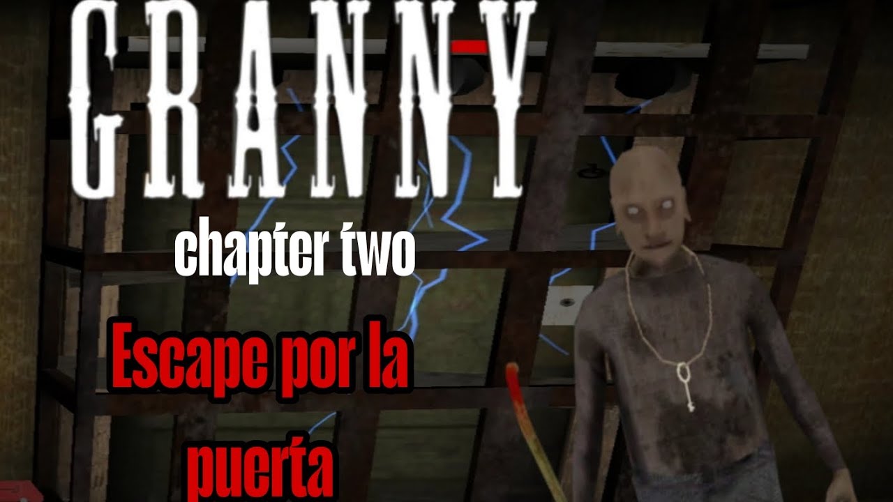 Granny 2 escape por la puerta con granpa.