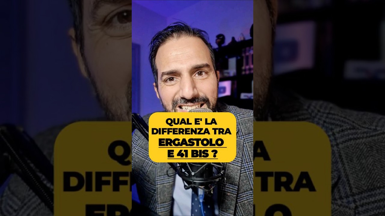 Qual è la differenza tra ergastolo e 41 bis?