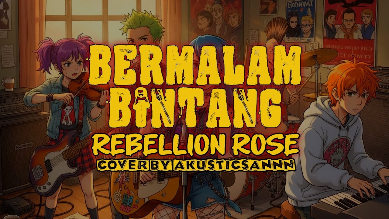 REBELLION ROSE - BERMALAM BINTANG (COVER BY AKUSTICSANNN)