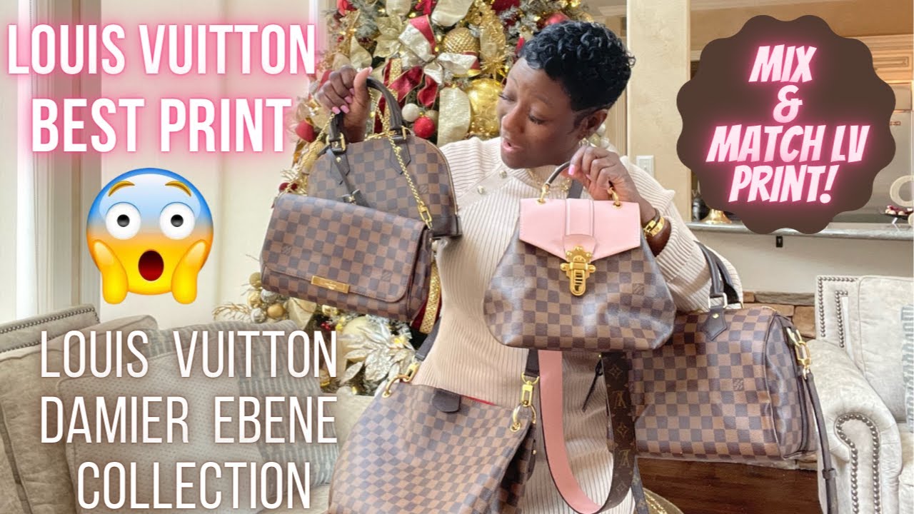 LOUIS VUITTON DAMIER EBENE 2021 COLLECTION | LOUIS VUITTON DAMIER EBENE PRINT | MARQUITALVLUXURY