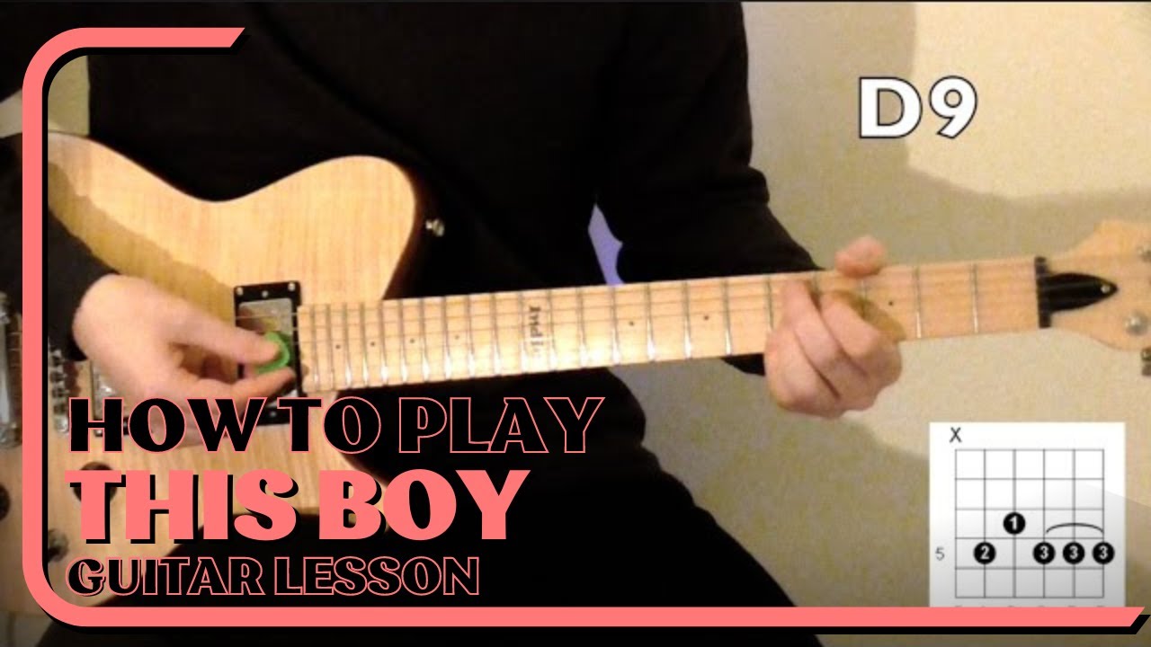 How To Play This Boy on guitar - The Beatles