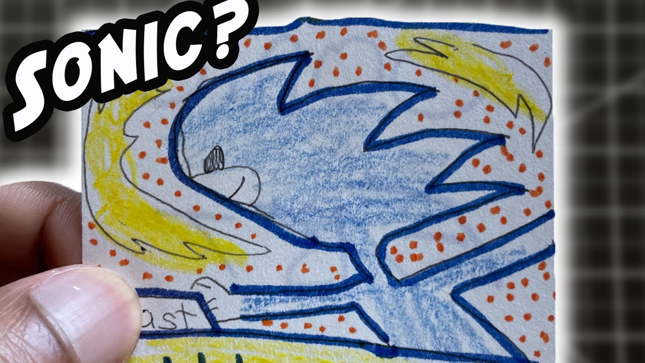 Why'd I Draw Sonic Like That?! REACTING TO OLD ART! 😦