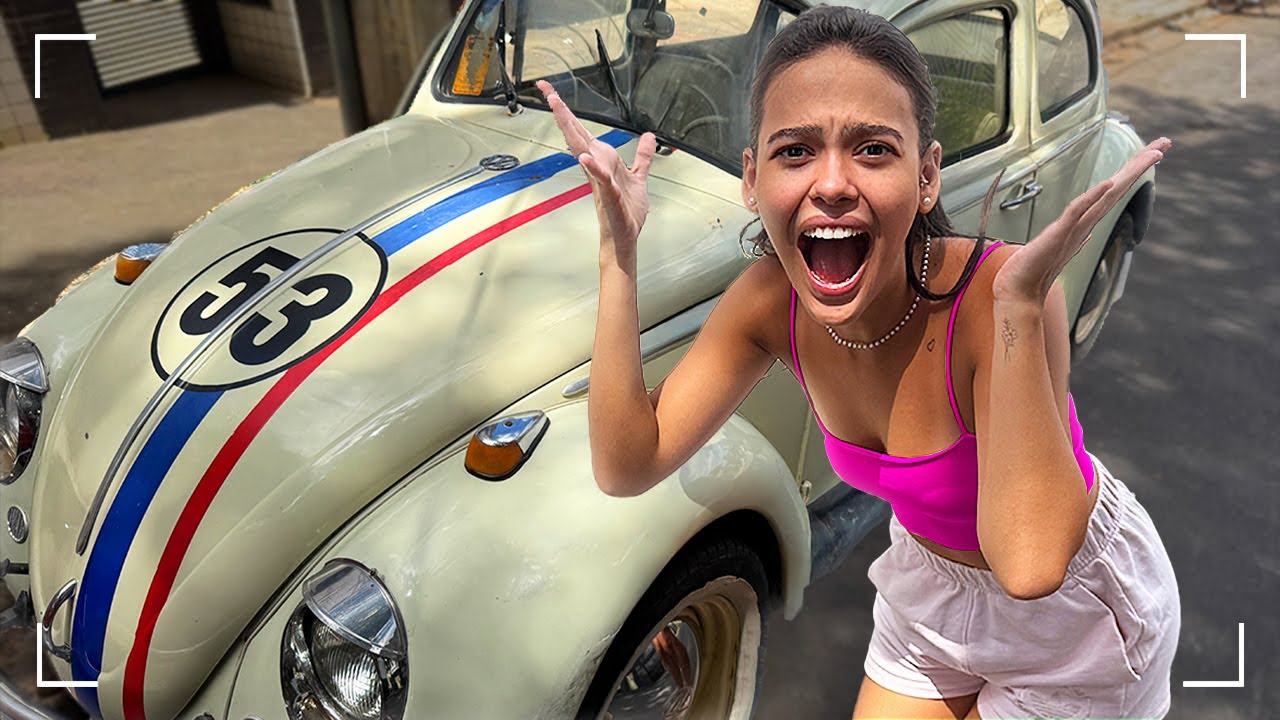 A AILA NÃO QUER ANDAR NO FUSCA 😭