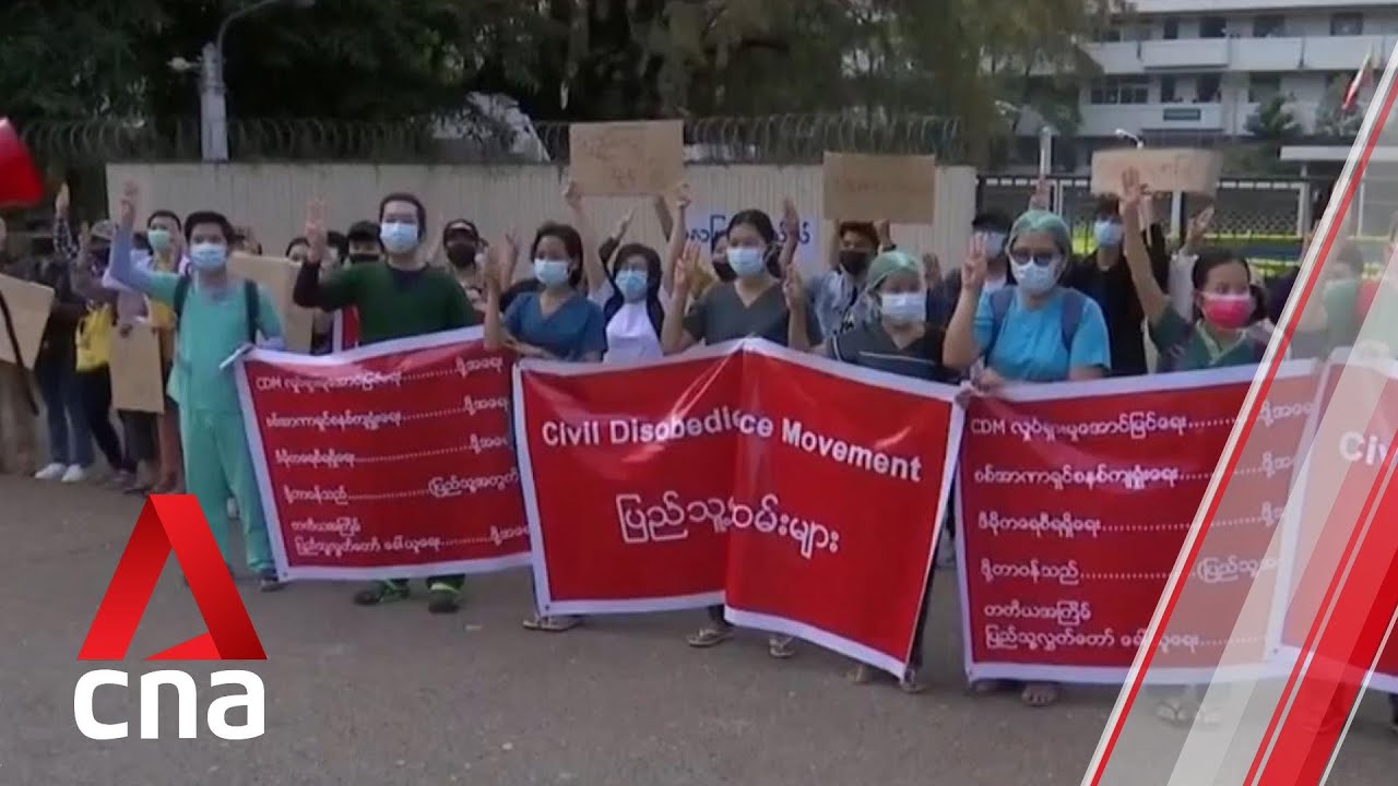 Myanmar warns of action against protesters as tens of thousands rally against military coup