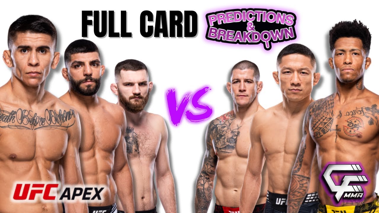 Bautista VS Oliveira UFC Fight Night Full Predictions Every Fight!
