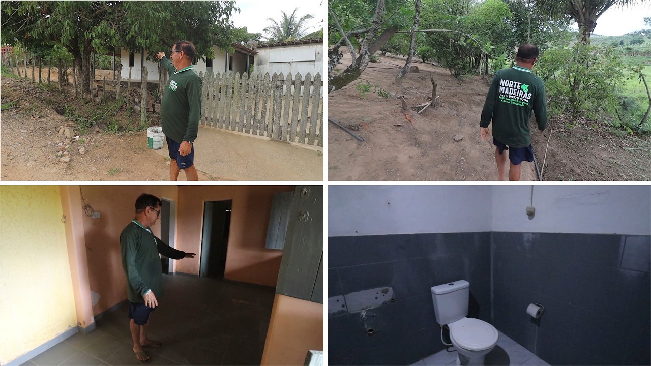 SÍTIO COM CASA A VENDA + FINALIZADA A ENCANAÇÃO