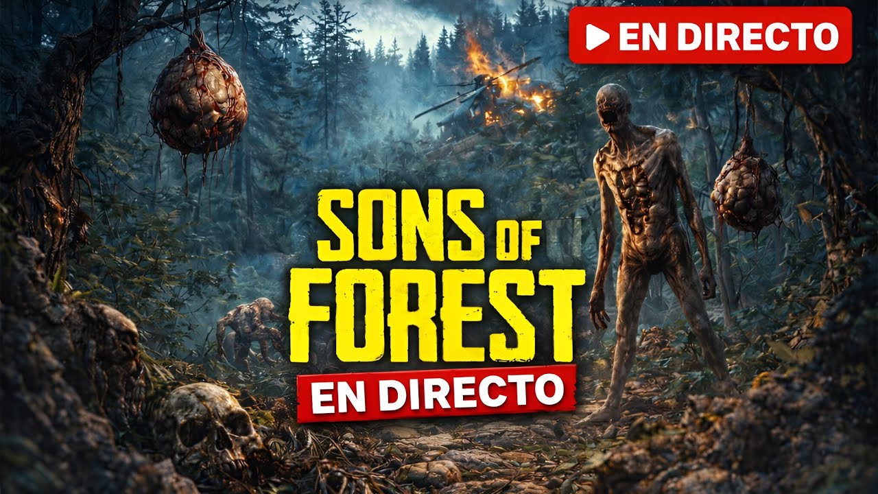 SONS OF THE FOREST DÍA 5 😈 Sobrevivir aquí ya es una locura