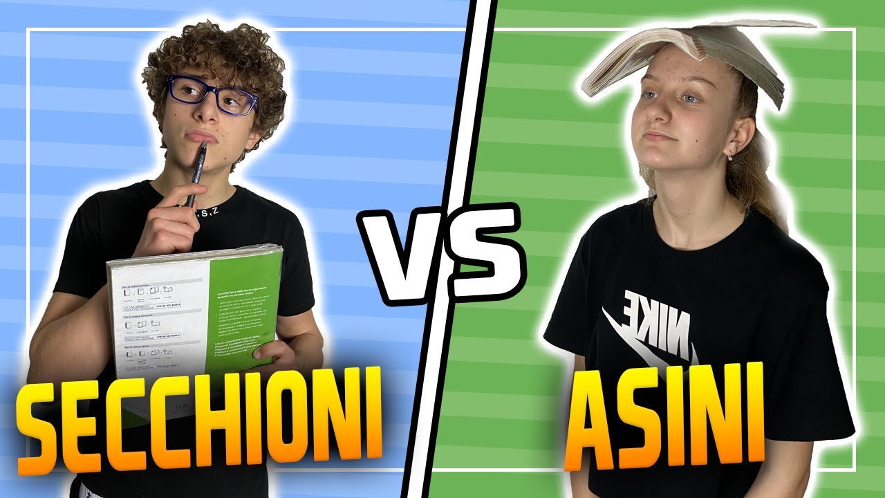 SECCHIONI VS ASINI A SCUOLA 😂 @CeciOfficial