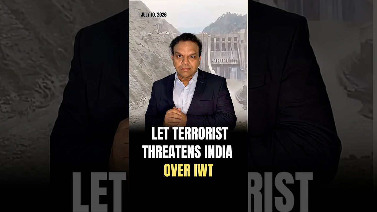 P1: LeT Terrorist Threatens Over Indus Waters Treaty #india #pakistan #induswatertreaty #induswater